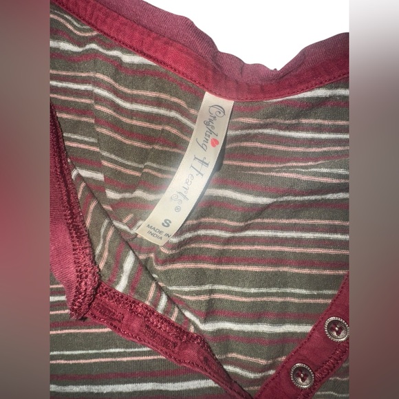 Striped Shirt with Red Accents - Picture 3 of 3